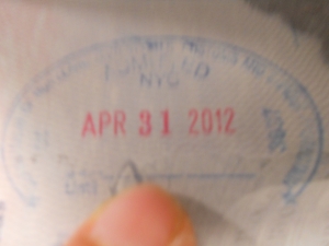 my passport -- check out the date.....